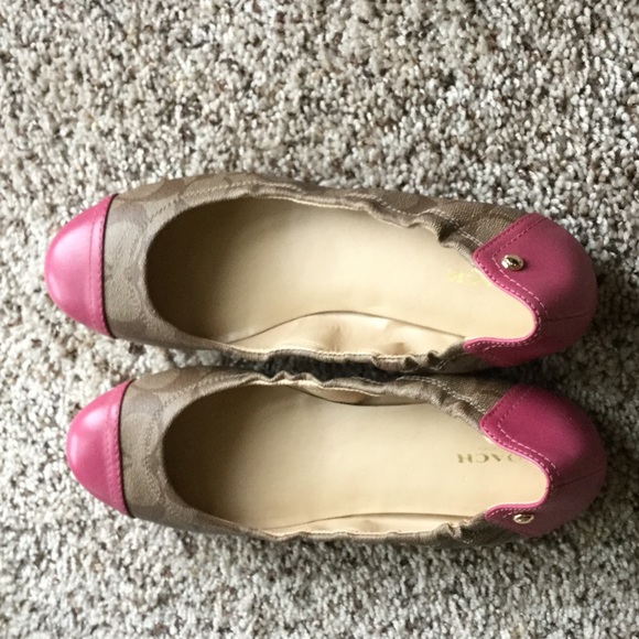 Coach ballerina flats