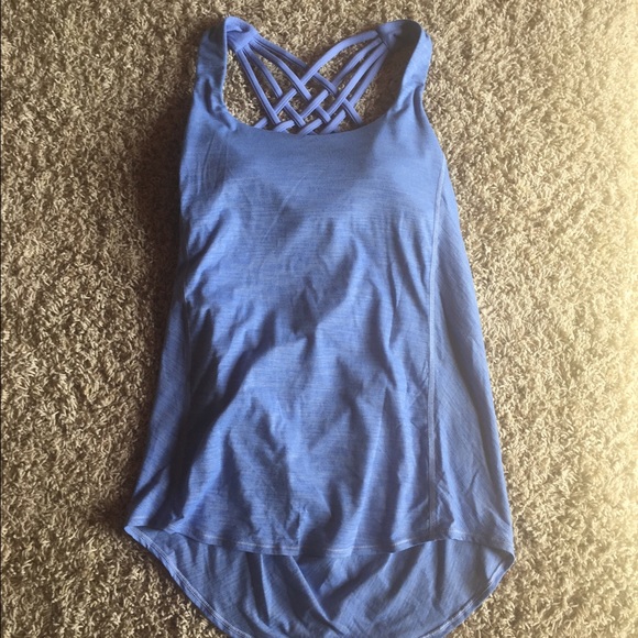 Lululemon athletics tank. And h&m pants.