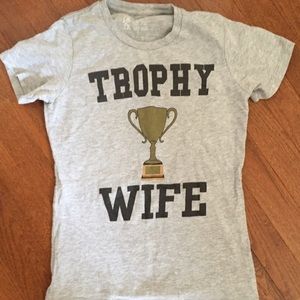Graphic 'Trophy Wife' tee