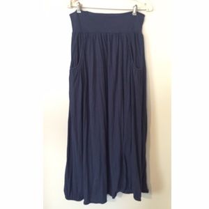 Garnet Hill maxi skirt with pockets
