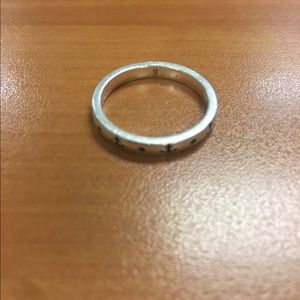 James Avery Anchor of hope stacked ring