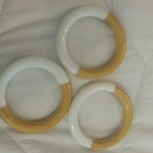 3 wood bangles