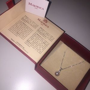 Majorica pearl necklace.