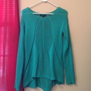 High to low sweater