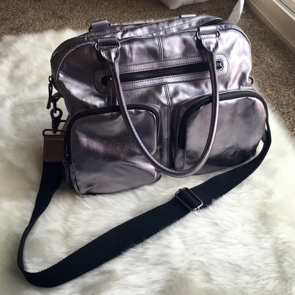 H&M Handbags - Metallic Messenger Bag