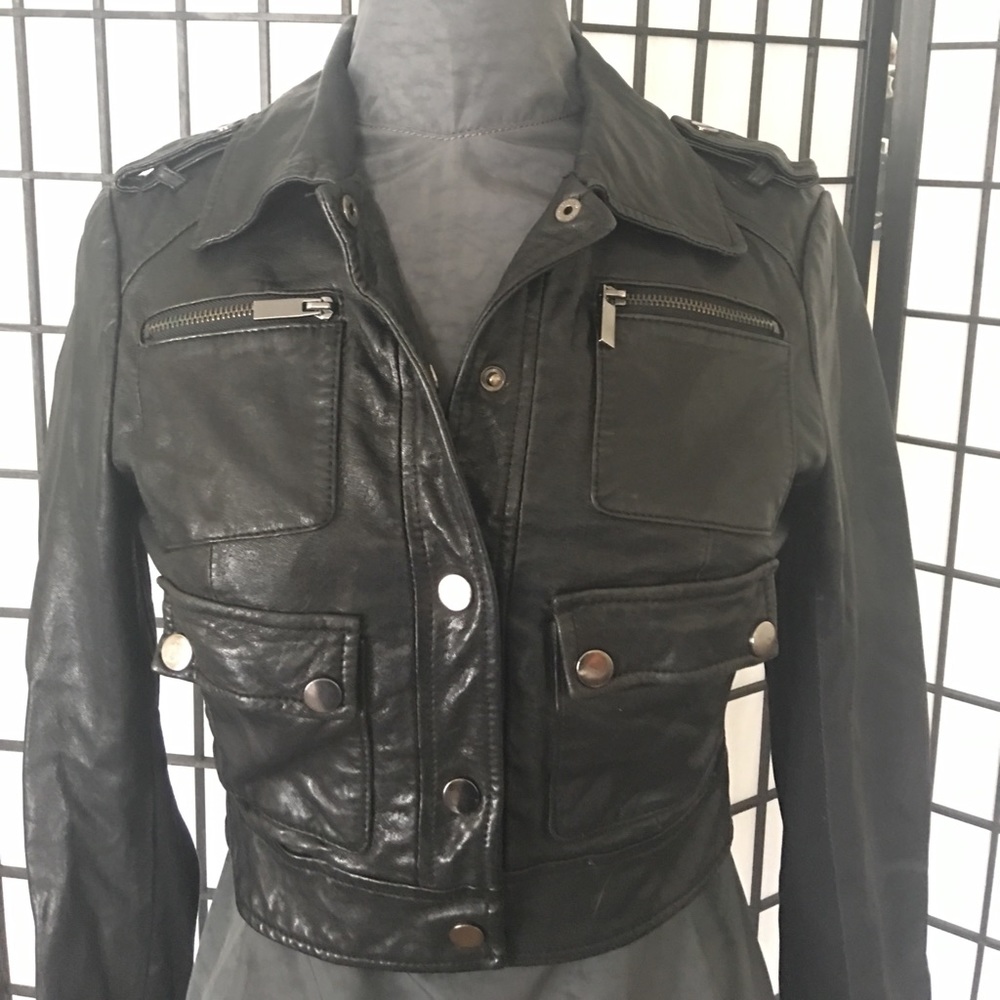 Motorcycle leather jacket
