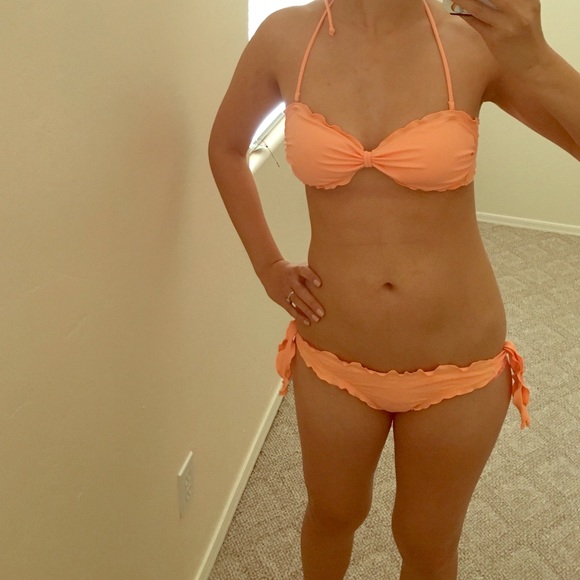 Victoria's Secret Other - Victoria's Secret orange swimsuit TOP ONLY