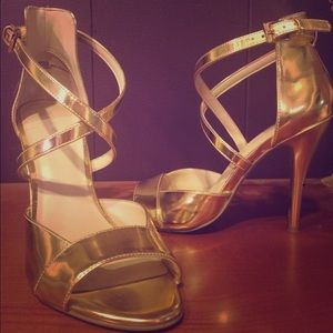 Nine West Gold Heels