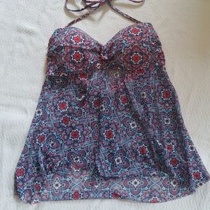 Tropical Island bathing suit top