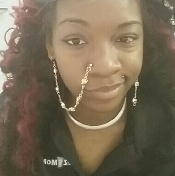 Nwot Gold and silver two piece Faux Ring set - Picture 2 of 2