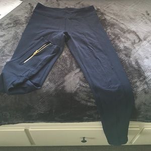 Lululemon lab tights w/ ankle zipper