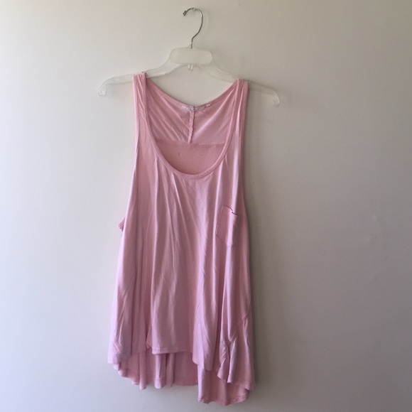 LAST CHANCE 🌷Pink Tank Top with Lace Detailing