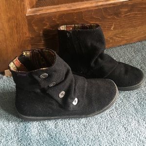 Blowfish Rabbit Boots Black Flannel