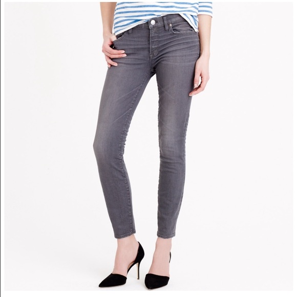 JCrew Toothpick Jean in grey