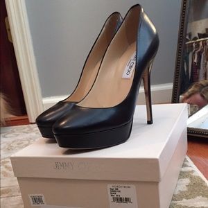 Jimmy Choo Cosmic Black Kid Pump