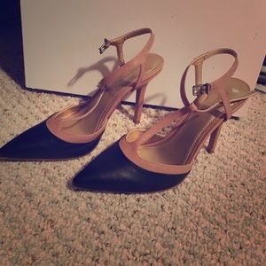 BCBG t-strap heels