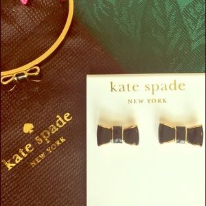 Kate Spade Take A Bow Earrings and Bracelet