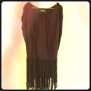 All Saints Fringe "Sunset" Mini Dress