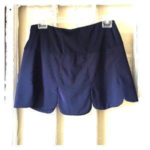 Navy Fila Tennis skirt petal hem