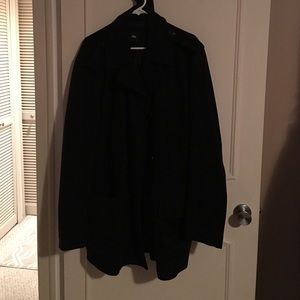 Men's Gap wool trench pea coat.