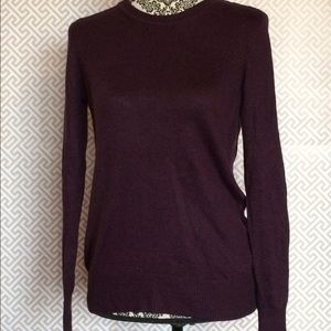 Fabulous purple crew neck sweater.