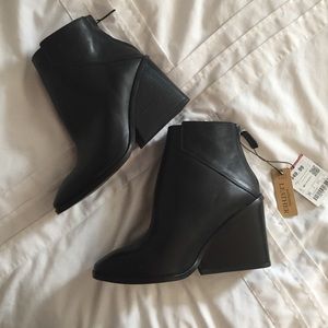 Zara leather boots