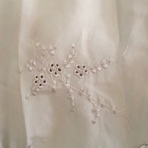 Nine West Tops - 100% Silk Blouse with Flower Embroidery Nine West Tops - 100% Silk Blouse with Flower Embroidery