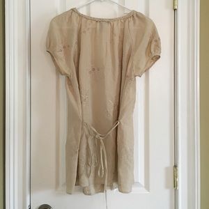 Nine West Tops - 100% Silk Blouse with Flower Embroidery Nine West Tops - 100% Silk Blouse with Flower Embroidery