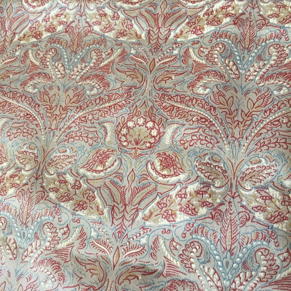 DONATED - Long Scarf - Pink Grey Blue Paisley - Picture 3 of 4