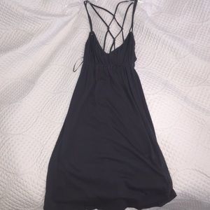 Gray Roxy bathing suit coverup