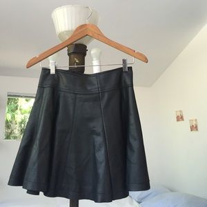 Leather skirt