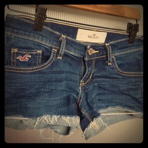 Cut off Hollister Jean shorts