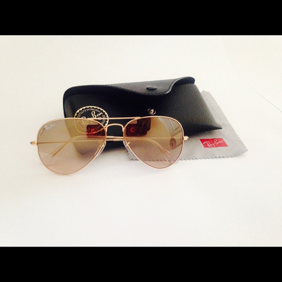Ray Ban Gold Sunglasses