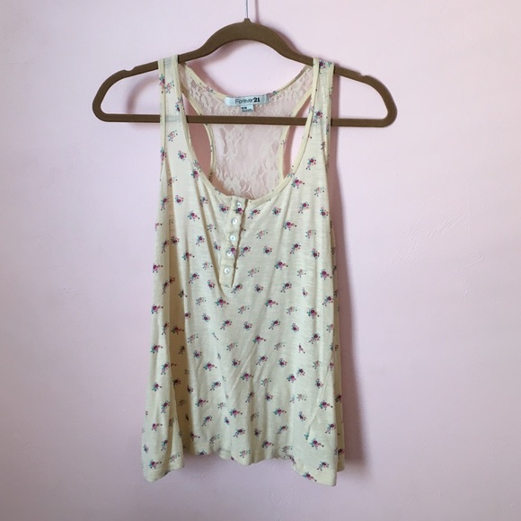 Floral racer-back