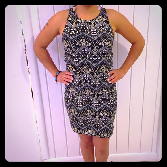 Tribal design medium Victoria Secret mini dress.