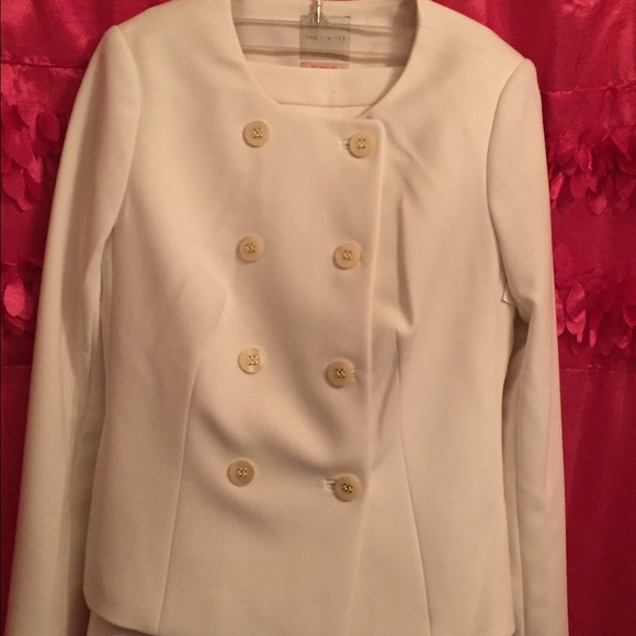Limited Scandal White Jacket and Skirt in Medim