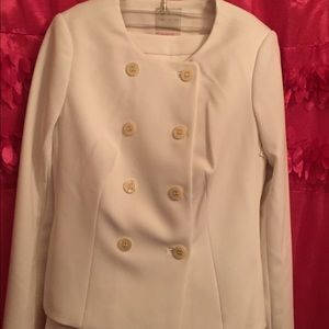 Limited Scandal White Jacket and Skirt in Medim