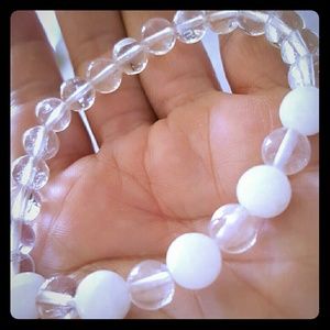 Healing Himalayan Quartz Russian Natrolit Bracelet