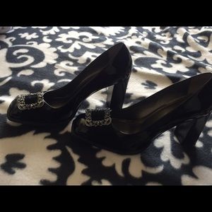 Black Franco Sarto Pumps