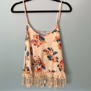 Adorable floral tank
