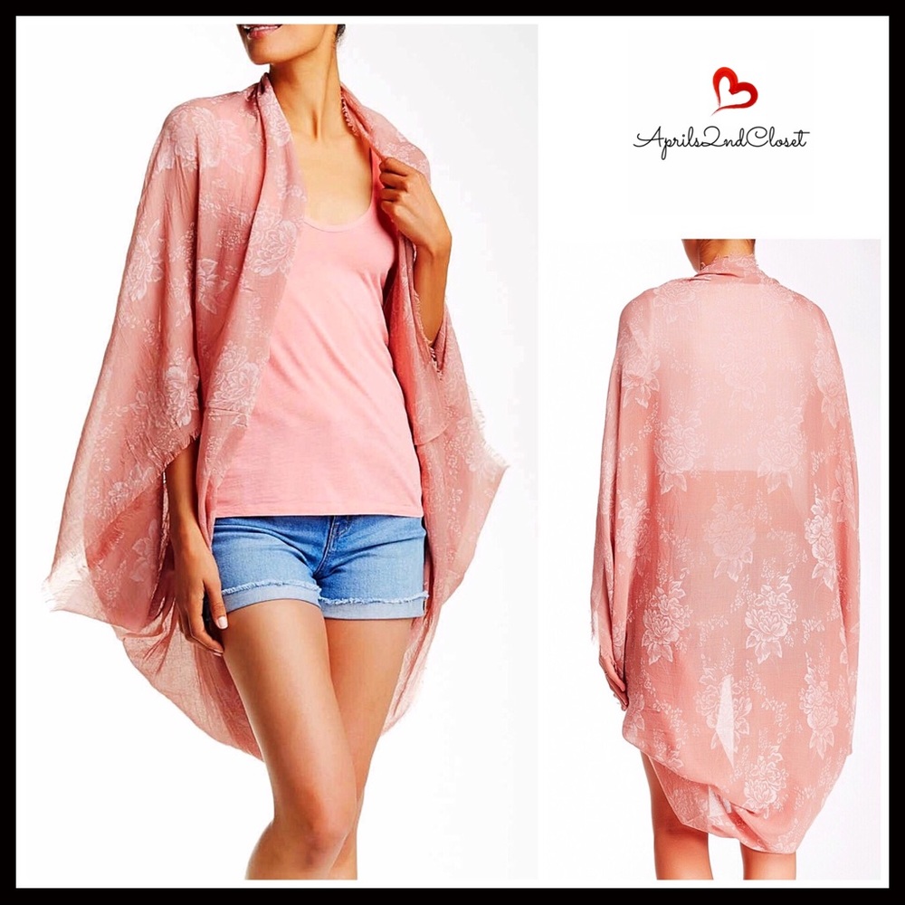❌SOLD❌KIMONO CARDIGAN Long Cardi Cocoon Coverup - Picture 8 of 8