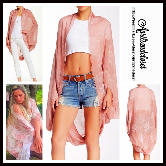 ❌SOLD❌KIMONO CARDIGAN Long Cardi Cocoon Coverup - Picture 7 of 8