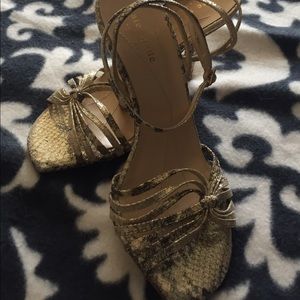 Kate Spade Gold Sandals