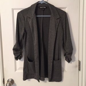 Gray blazer