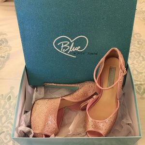 Blue by Betsey Johnson Pink Kiss Platform