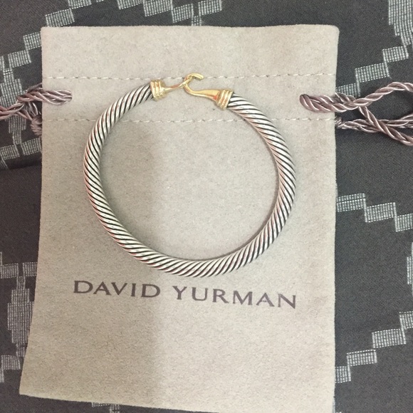 David Yurman Cable Buckle Bracelet with Gold