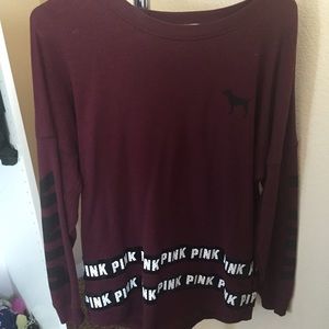 PINK MAROON SWEATER
