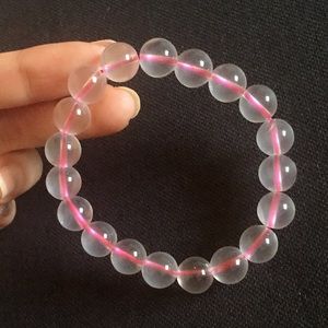 Clear crystal bracelet