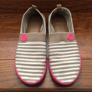 Tory Burch striped elastic sneaker