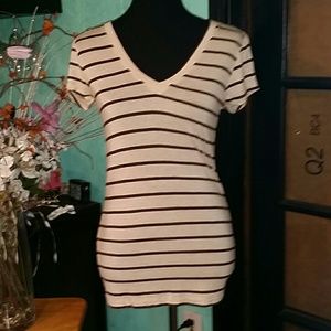 Great top brown and cream stripes